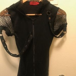 Tripp NYC Hard To Find Fishnet Hoodie